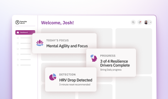 Person receiving real-time support